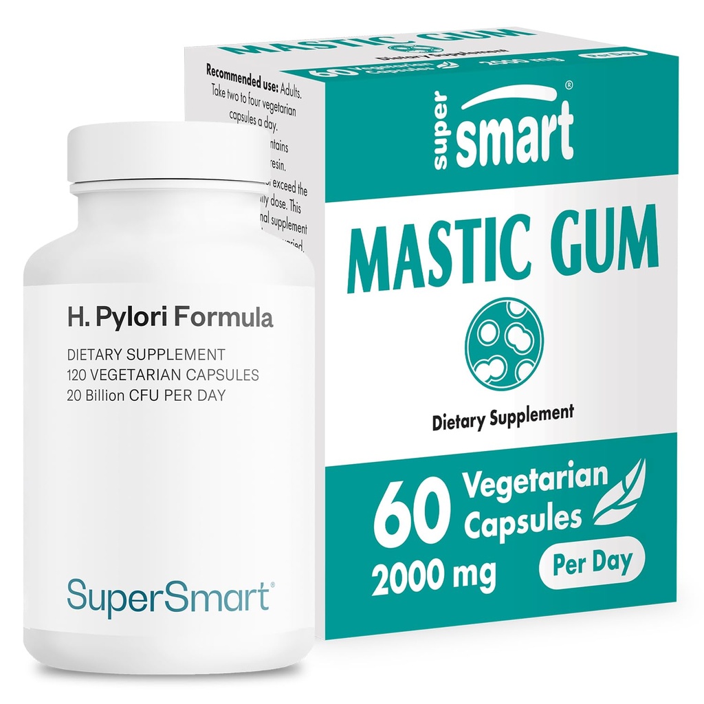 Superpametna - H. Pylori Formula Bundle (Celotna akcija) - Probiotic L. Reuteri w/Mastic Gum 