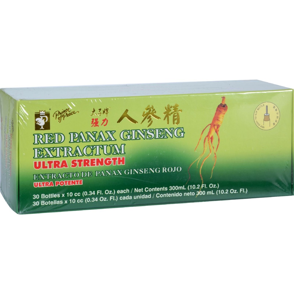 Princ miru Red Panax ginseng ekstraktum Ultra moč - 30 Viale