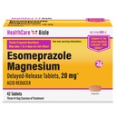 HealthCareAisle Esomeprazol Magnezij Zapoznele tablete, 20 mg - 42 število - reduktor kisline, zagotavlja zgago