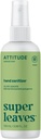 ATTITUDE pršilo za ročno čiščenje, EWG preverjeno, Kills Germs & Bakteria, Vegan & rastlin-based, varno za odrasle in otroke, Olive Leaves Scent, 3,38 Fl Oz (Spray steklenica)