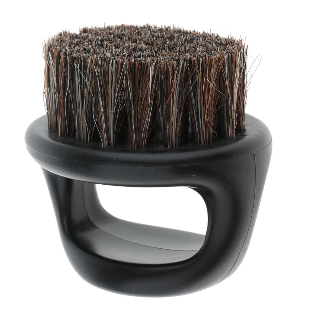Salon Barber Les Bristles dlako brado čiščenje krtačo moški Mustache oblikovanje Comb - črna