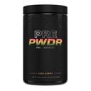 PWDRS pred-workout prah, Vse naravne Pred vadbo za energijo, črpalko, vzdržljivost in moč, s kofeinom (Sour Gummy)