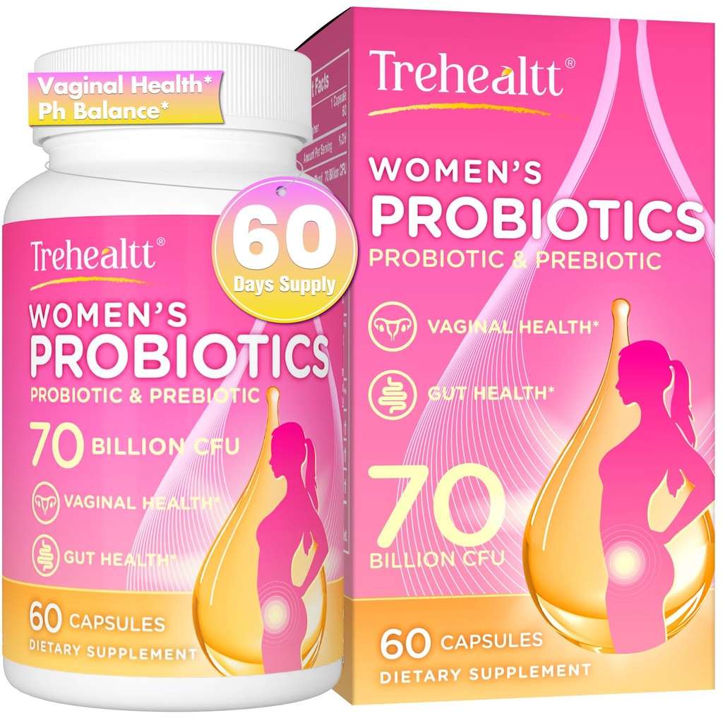70 milijard CFU-jev vaginalni probiotiki, PH ravnovesje s probiotiko in prebiotik in D-mannoza, ženske probiotiki za Odor & Flora, Yeast, vag, urinarno zdravje, GSO-brez, 60 dni dobave