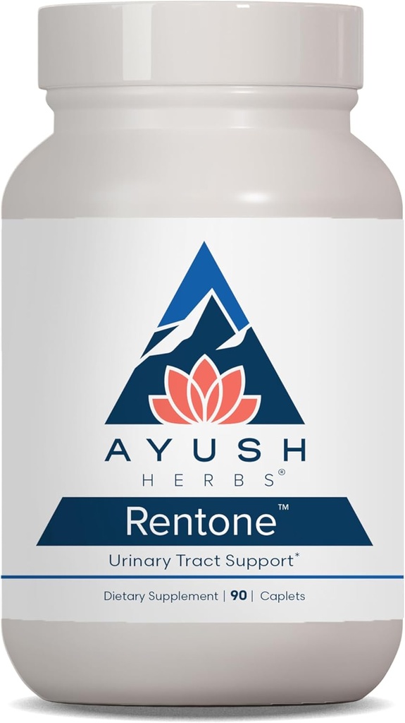 Ayush Herbs Rentone - Ledvična podpora dodatek z brusnice, Ledvične čistilne tablete za ženske in moške, Zdravje sečil in mehur funkcijo - 90 Vegetarijanske kapsule (1 grof)