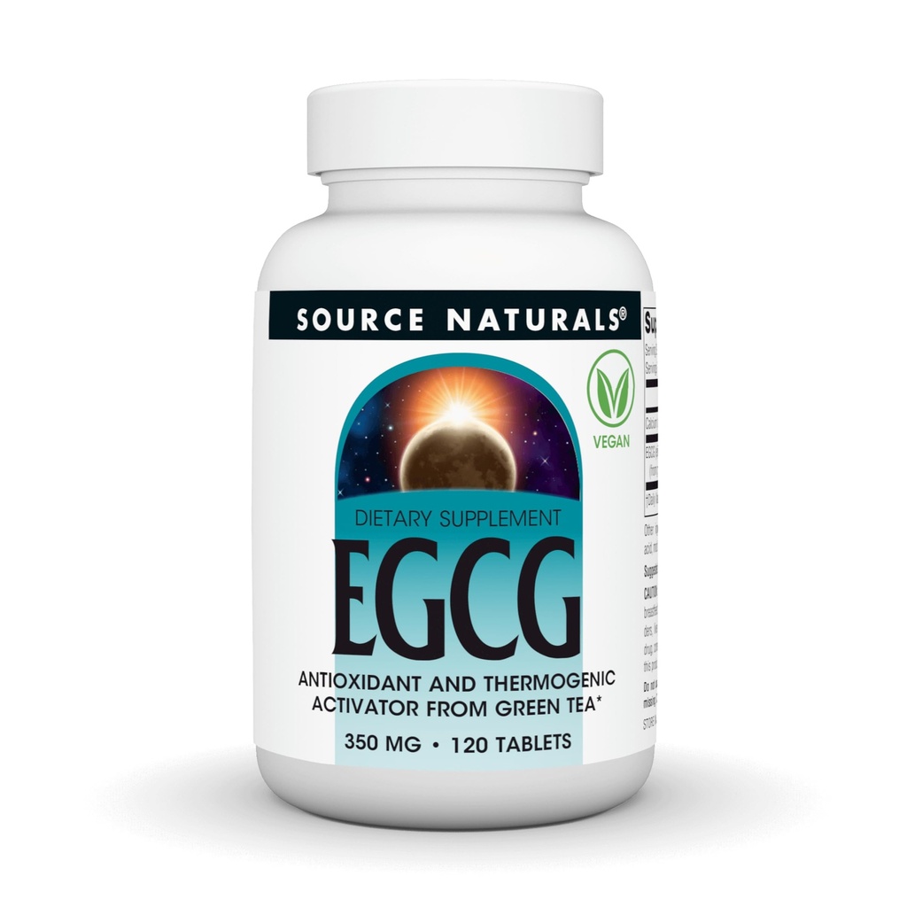 Vir Naravni EGCG, antioksidant in termogenski aktivator iz zelenega čaja*, 350 mg - 120 tablet