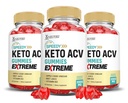 (3 paket) Speedy Keto ACV Gummies Extreme 2000MG Speedy Keto Gummies Napredna Formula Apple Cider Vinegar z granatno peso Juice v prahu B12 Vegan Non GSO 180 Gummys