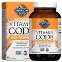 Vrt življenja Vitaminska koda Surovi vitamin C - 60 Kapsule, 500mg Cela hrana Vitamin C Kapsule + Sadje in zelenjava Mešanica & probiotiki, Dodatki za odrasle, Vegan, Gluten brez