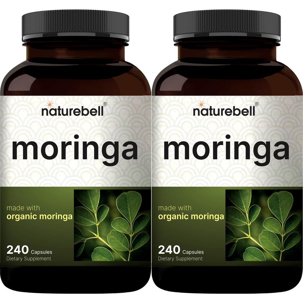 NatureBell Pure Moringa Kapsule 8.000mg na serviranje (2 paketa) 