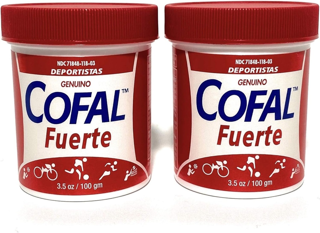 Cofal Fuerte Cream - 3,5 Oz - 2 paketa