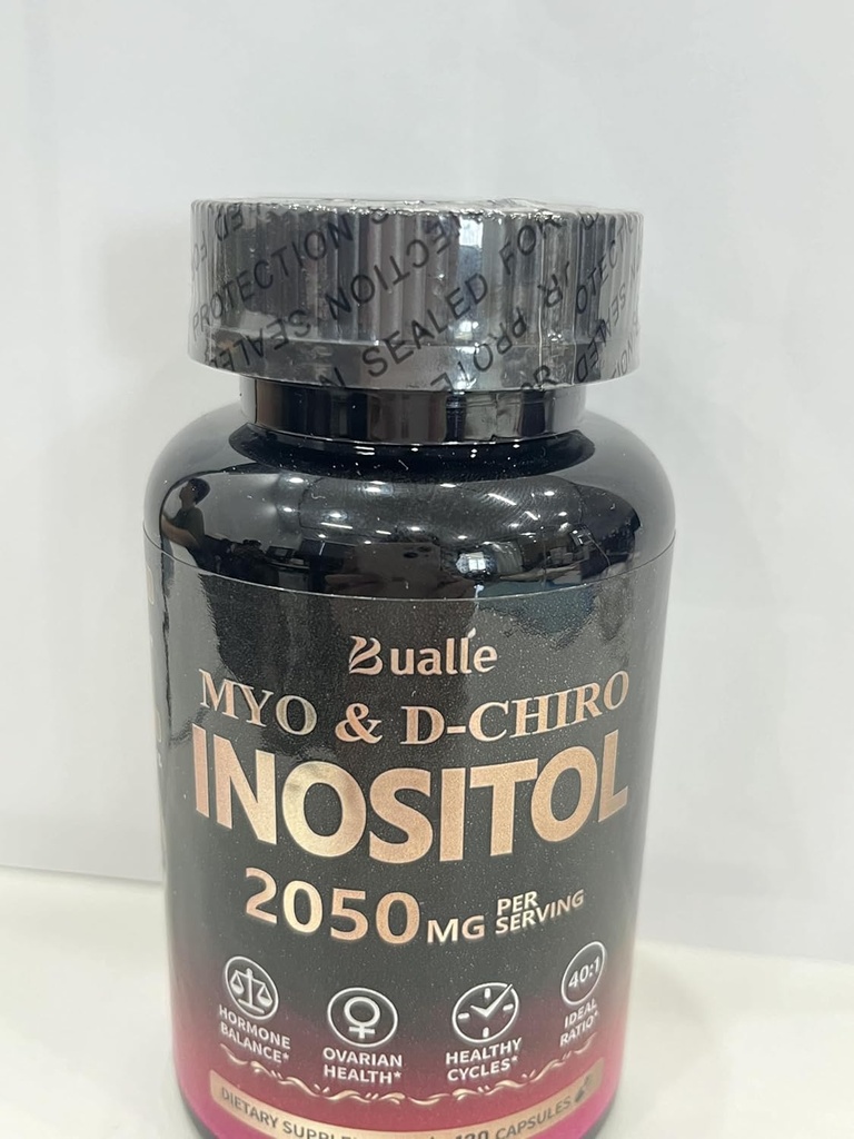 Bualle Myo-Inositol & D-Chiro Inositol dodatek (40:1) za Hormonsko ravnovesje za ženske