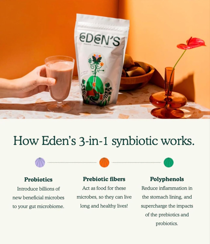 Eden je 3-v-1 Sinbiotični dodatek 