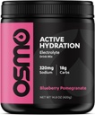 Osmo Active Hydration Elektrolit Powder (20 Servinges) - Vključuje natrij, magnezij, kalij, ogljikove hidrate in vitamine, trsni sladkor - vse naravno, 3X Hitrejša Hidracija, poveča moč in vzdržljivost, borovnice