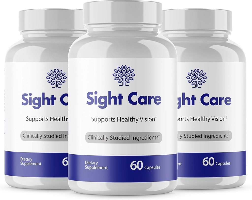 (Uradni 3 Pack) Kapsule za nego oči - SightCare Kapsule za zdravo vizijo Podpora Dopolnilo Napredno Zdrave sestavine Pro Dodatki Tablete Pastilla Nege tablete 3 Mesec dobave (180 Caps)