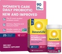 Renew Life Ultimate Flora Nega žensk Probiotik, 25 milijard CFU, 90 Kapsule (Package May Vary)
