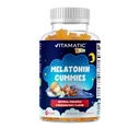 Vitamatski otroci brez sladkorja Melatonin 1mg, 90 Gummies, Ananas & pasijonka Okusni Gumiji, 90 dni dobave