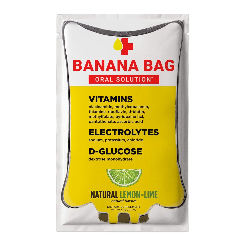 Banana Bag peroralna raztopina Packets – naravni limonin apna 15pk 