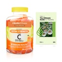 Spring Valley Extra Jakost Vitamin C Imunsko zdravje Prehransko dopolnilo vegetarijanske žvečilke, Orange, 500 mg, 120 Count + Exclusive VitaMax Vitamin Guide (2 Izdelki)