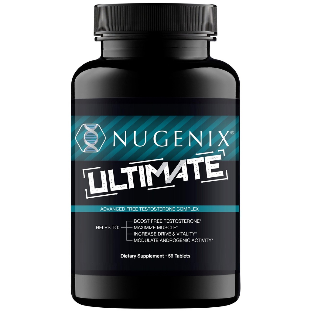 Nugenix Ultimate Free Testosteron Booster dodatek za moške - 56 Count