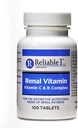 Zanesljiv 1 Ledvični vitamin C in B kompleks (2 steklenici)