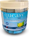 Tri lizike Queasy Hydration MD Packets - Hidracija in prebavna zdravstvena podpora med zdravljenjem - Rehidracije, Lajšanje slabost & nadomesti hranila - Natural & Ne-Drowsy - 50 Packets