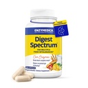 Enzymedica Digest Spectrum, Advanced Digestive Encimi za ženske in moške, Podpira prebavne in večkratne prehranske intolerance, hitro delujoča formula za plin in napihnjenost, 120 kapsul FFP