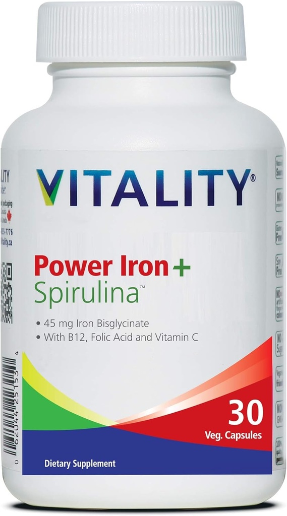 Vitalnost Moč železa + Spirulina 