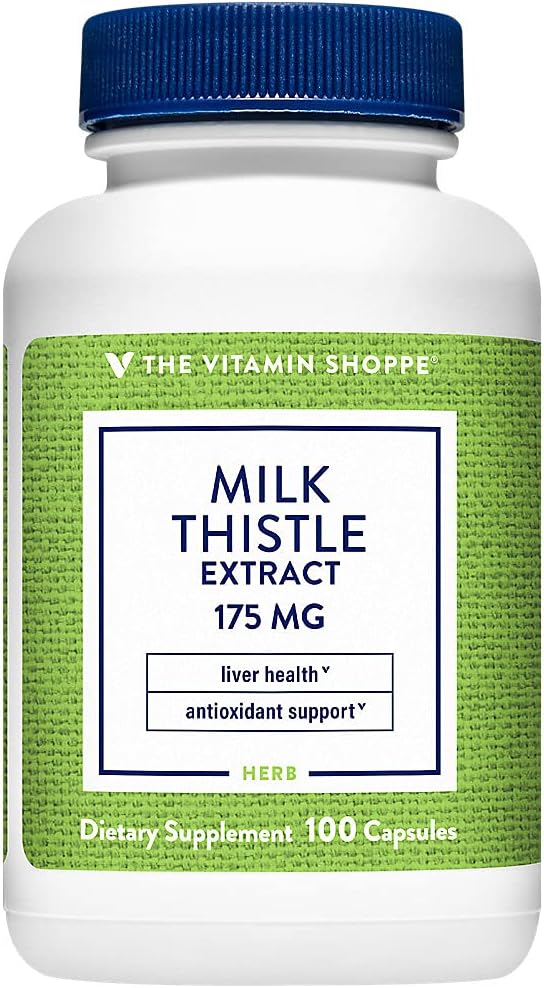 Izvleček mleka iz vitamina Shoppe 175 MG (100 kapsul)