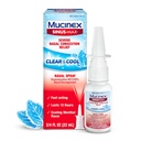 Mucinex Sinus-Max Nazal Spray Dekongestiv, 12 ur nad-The Counter Medication Nose Spray za Sinus Relief, Nasal Decongestiv za odrasle & Sinus Congestion, hlajenje Mentol, 0,75 Fl Oz