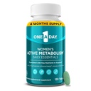 En dan aktivni metabolizem žensk dnevno esencialen, multivitaminski za ženske, presnovna podpora, vitamini za ženske z vsemi 8 B-vitamini, vitamin D, magnezij in več,120 Count