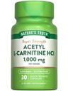 Resnica narave Acetil L-karnitin 1000mg  Dodatek