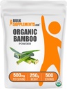 BulkSupplements.com Organski Bambus Powder - Silica dodatki, Bambus dodatek - Gluten Free, 500mg na Serving, 250g (8.8 oz) (Pack of 1)