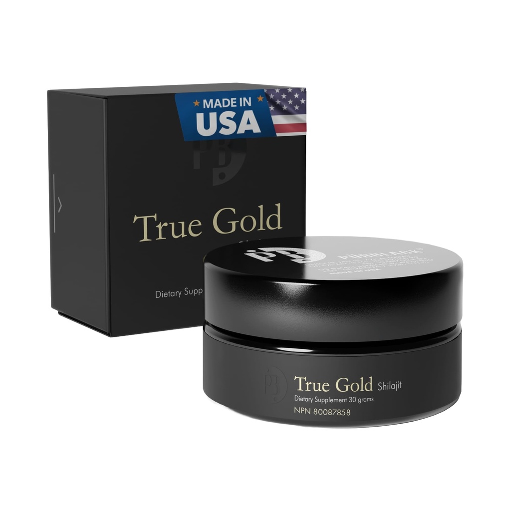 Live Resin Pure Gold Shilajit - Organic Shilajit dodatek z več kot 80 Minerali - Visoka biorazpoložljivost in antioksidant podpora Mineral Supplement - Verodostojno zlato Infused Resin 