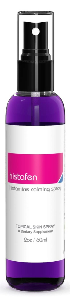 Histafen Antihistamine Extra Strength Itch Relief Spray - Anti Itch Spray For People Skin Healing Spray for Adults & Kids with Low Diamine Oxidase Dao Enzyme Mast Cell Activating Syndrome Eczema Hives