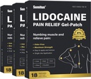 Sumifun 4% Lidokain Pain Relief Patches - 54 Štetje obliži za hrbet, ramena, mišice, sklepi, Koleno Pain Relief - Spodnji hrbet Pain Relief Products - Pain Patches Največja moč Lidokain