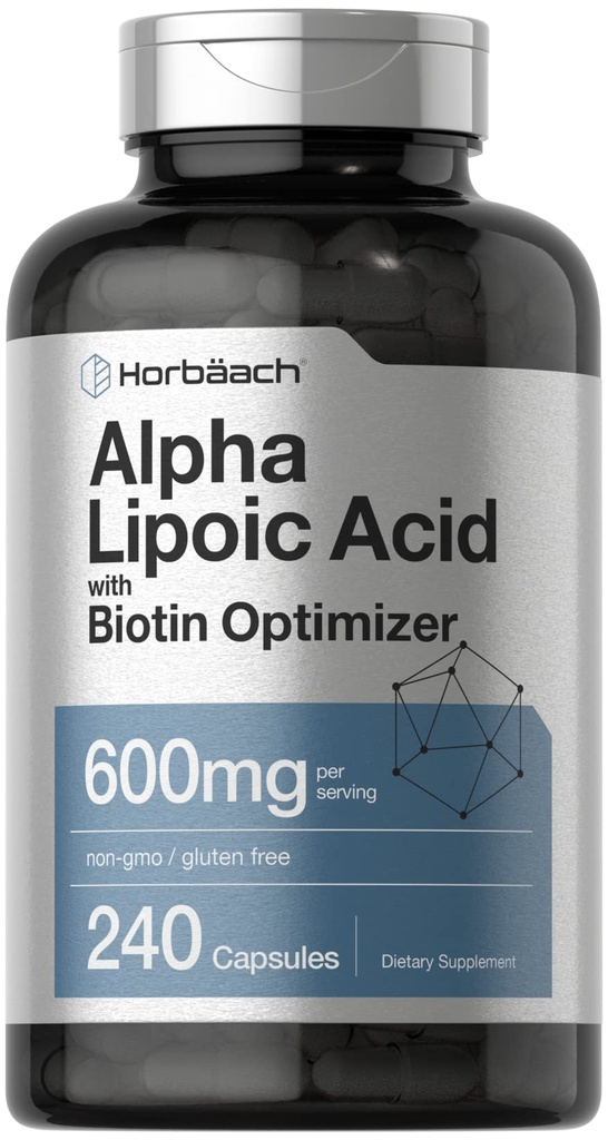 Horbäach Alpha lipoična kislina 600mg 