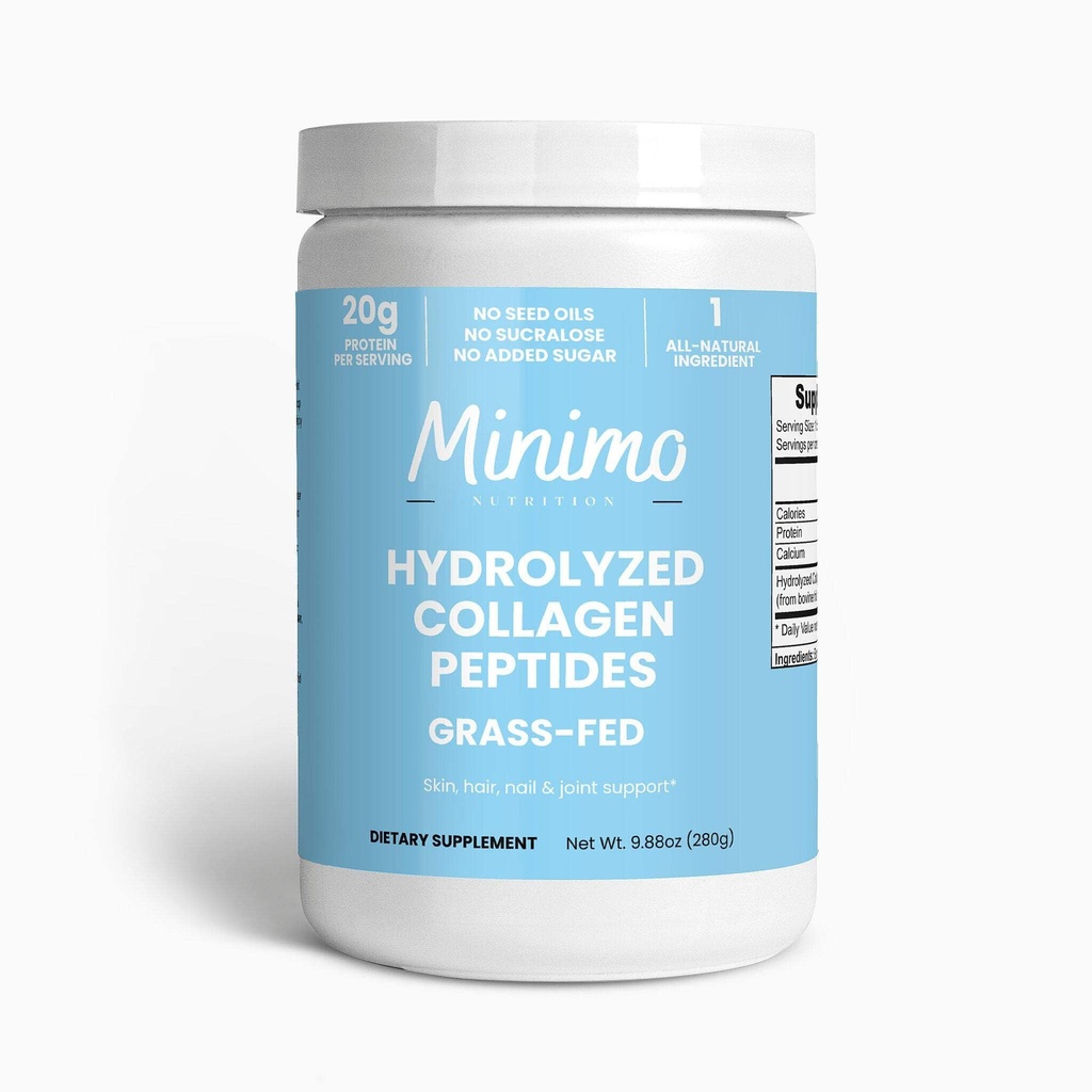 Hidrolizirane kolagenske peptide, ki vsebujejo travo, spodbuja lase, nohte, kožo, kosti in skupno zdravje, nearomatizirano, 9,9 oz