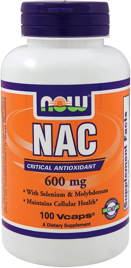 Now Foods NAC 600 mg - 100 pokrovčkov 8 pakiranje