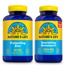 Življenje narave Hranilni Monolaurin 1000mg 250ct in zaščita cinkov pikolinat 30mg 250ct - Gut Health and Immune Support Supplements - Monolaurin iz surovih kokosovih orehov, kelirani cink - 60-dnevni garancija