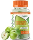 Kislo jabolko z okusom vitamina C Mega odmerek - 1050 mg Vitamin C - krepi imunski sistem in podpira zdravje srca - odlično degustacijo in enostavno požiranje