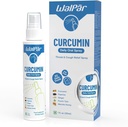 Curcumin ustno pršilo - naravna mešanica s kurkumin, Piperine, ingver ekstrakt, Punch Tulsi, in Manuka med 