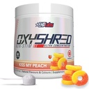 EHP Labs OxyShred Non Stimulant Pre Workout Powder - Stim Free Pre Workout, Kofein prost Preworkout za moške in ženske z L Glutamin & Acetil L Carnitine - Breskev, 60 Servinga