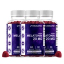 Vitamatski melatonin 20 mg Gummies za odrasle, 30 Serving - 60 vegetarijanskih žvečilnih gumijev - Nenavadno oblikovanje dodatek