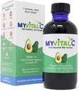 MyVitalC Organic Avocado Oil - Pure ESS60 Antioksidant dodatek - Lahko pomaga z anti-Aging, dolgoživost, spanje, več energije - zmogljivost - 120ML