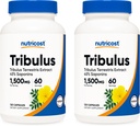 Nutricost Tribulus Terrestris Extract 750 mg, 120 kapsul (2 steklenici)