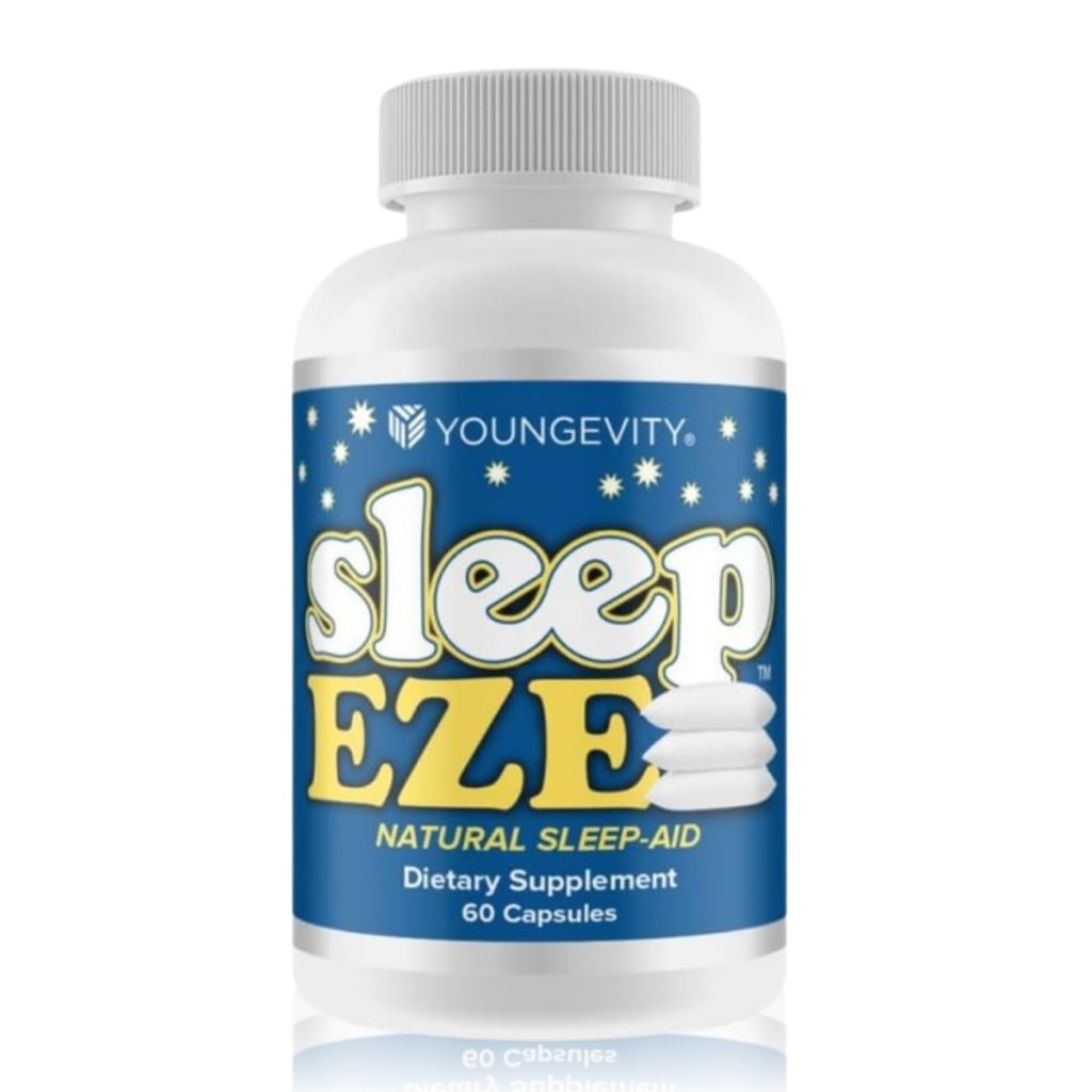 Mladostni spanec Eze - Naravna podpora za spanje - Valerian Root, Passion Flower, 5-HTP, Melatonin - Ne-Habit Oblikovanje - Podpora za spanje - (60 Kapsule)