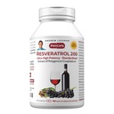 ANDREW LESSMAN Resveratrol-200mg - 180 Kapsule - Rdeče vino je koristno, naravno pojavlja antioksidant, brez alkohola. Aditivi prosti