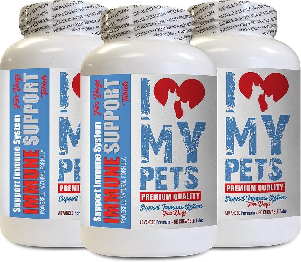 antioksidant Dog Treats - Dog Imune Support - Booster - Zdrav PET - dodatek - Dog Alergy Relief tablete - 180 Treats (3 steklenice)