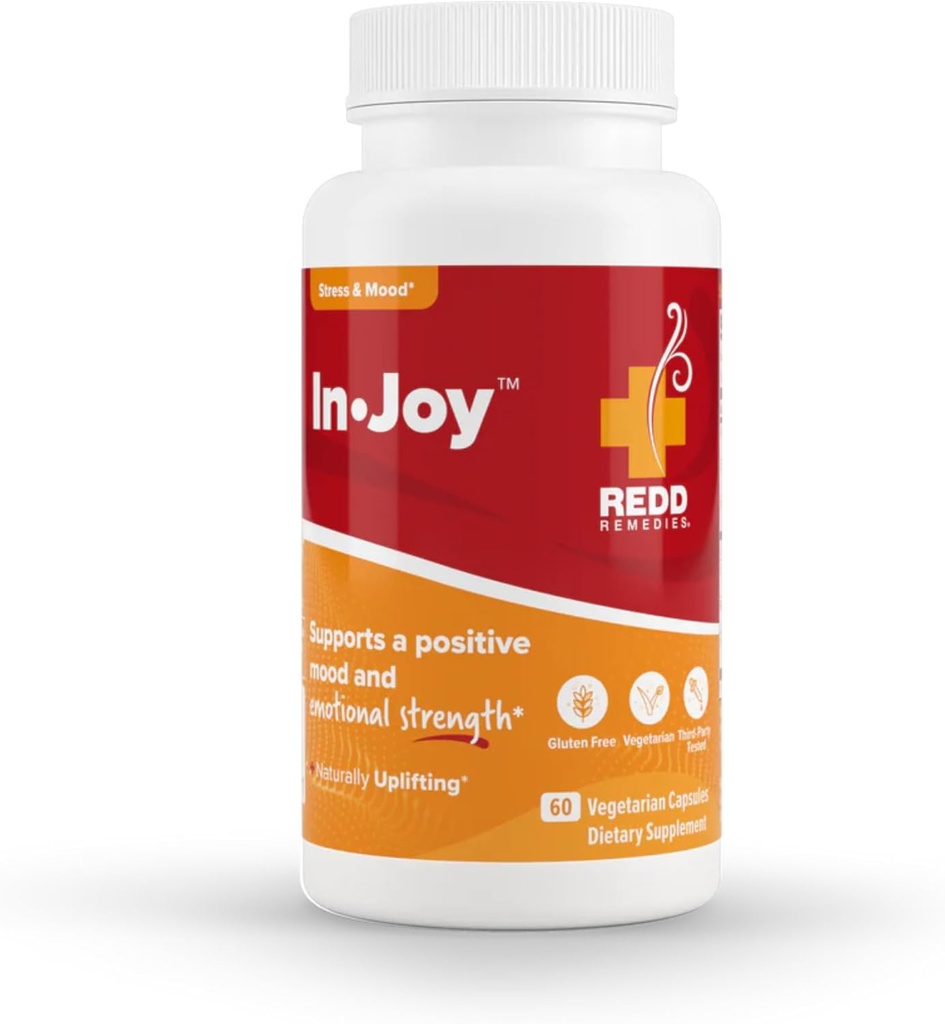 Redd Remedies, v veselje, podpira razpoloženje in čustveno moč, 60 tablet