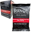Doseg obrok Bar - Visoka kalorijska obrok Nadomestne čokoladice - Gluten Free Bars - Backpacking obroki - 6 Pack (čokoladni, arašidovo maslo in kava)