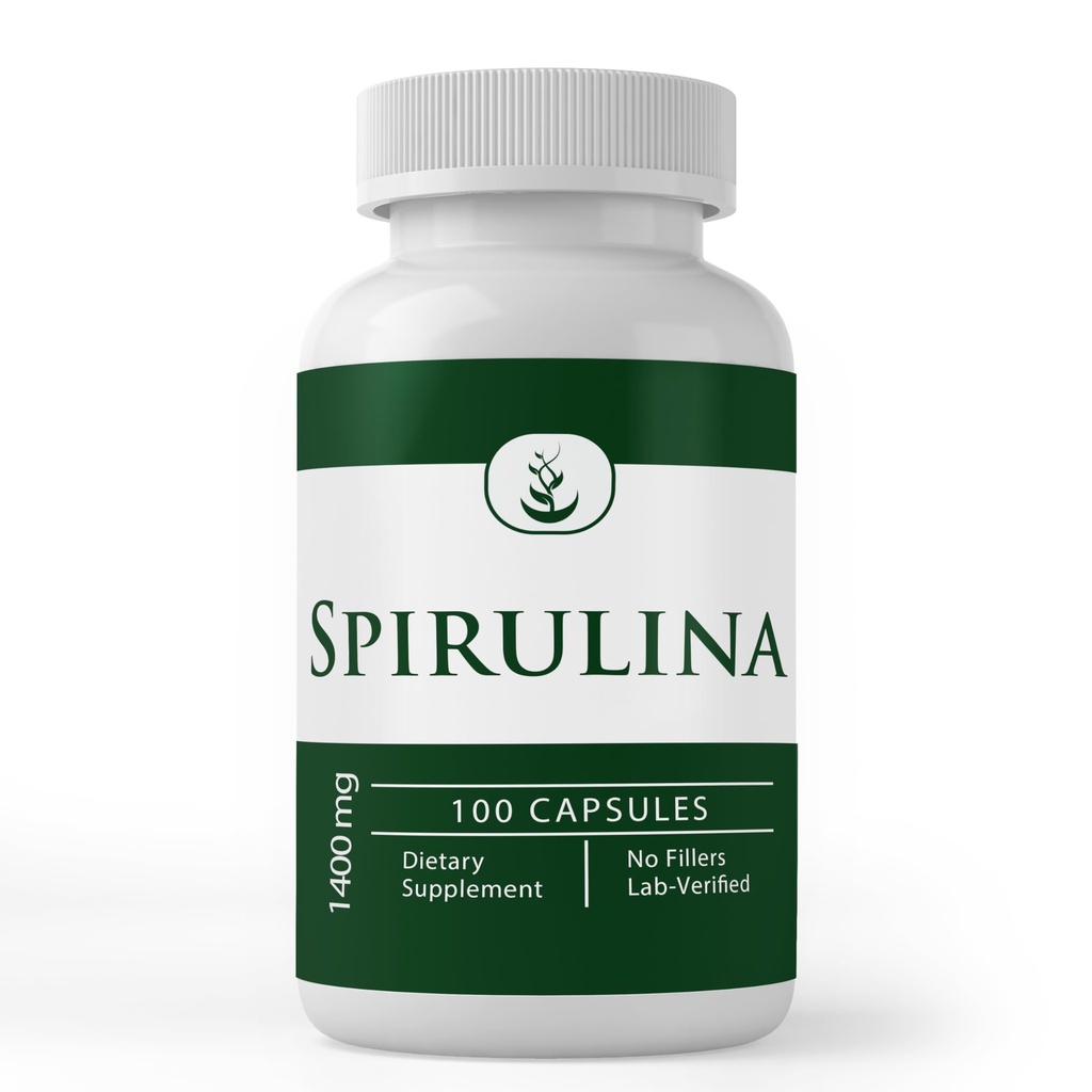 SPIRULINA (100 kapsul) bogata s fikocianinom, čista